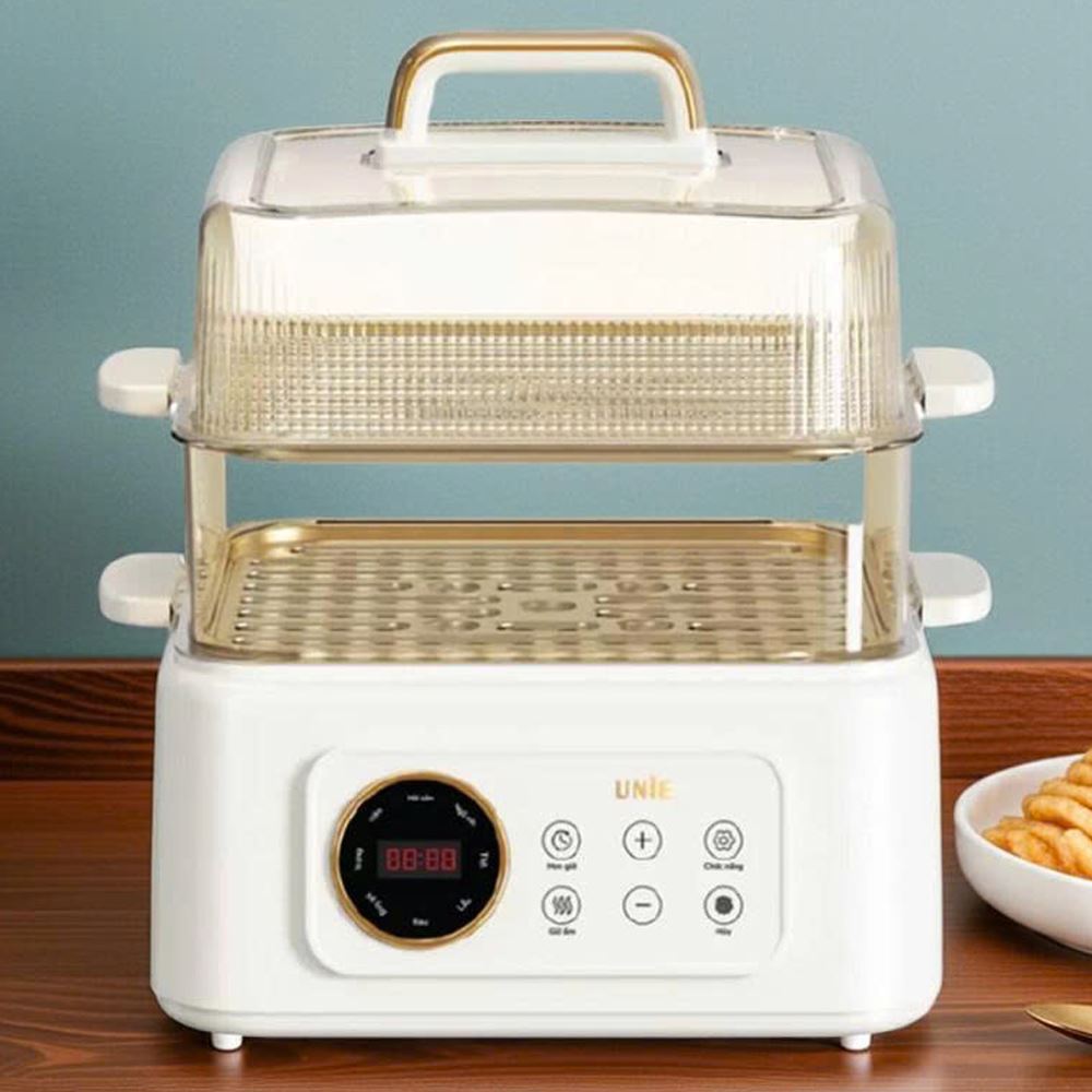 Nồi lẩu hấp đa năng Unie UE668 10 lít Màu Màu be