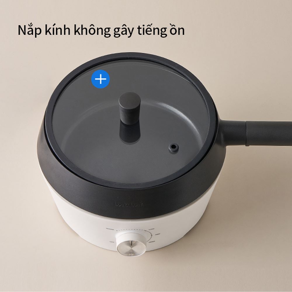 Nồi lẩu điện đa năng Lock&Lock EJP421WHT 2 lít Màu Trắng