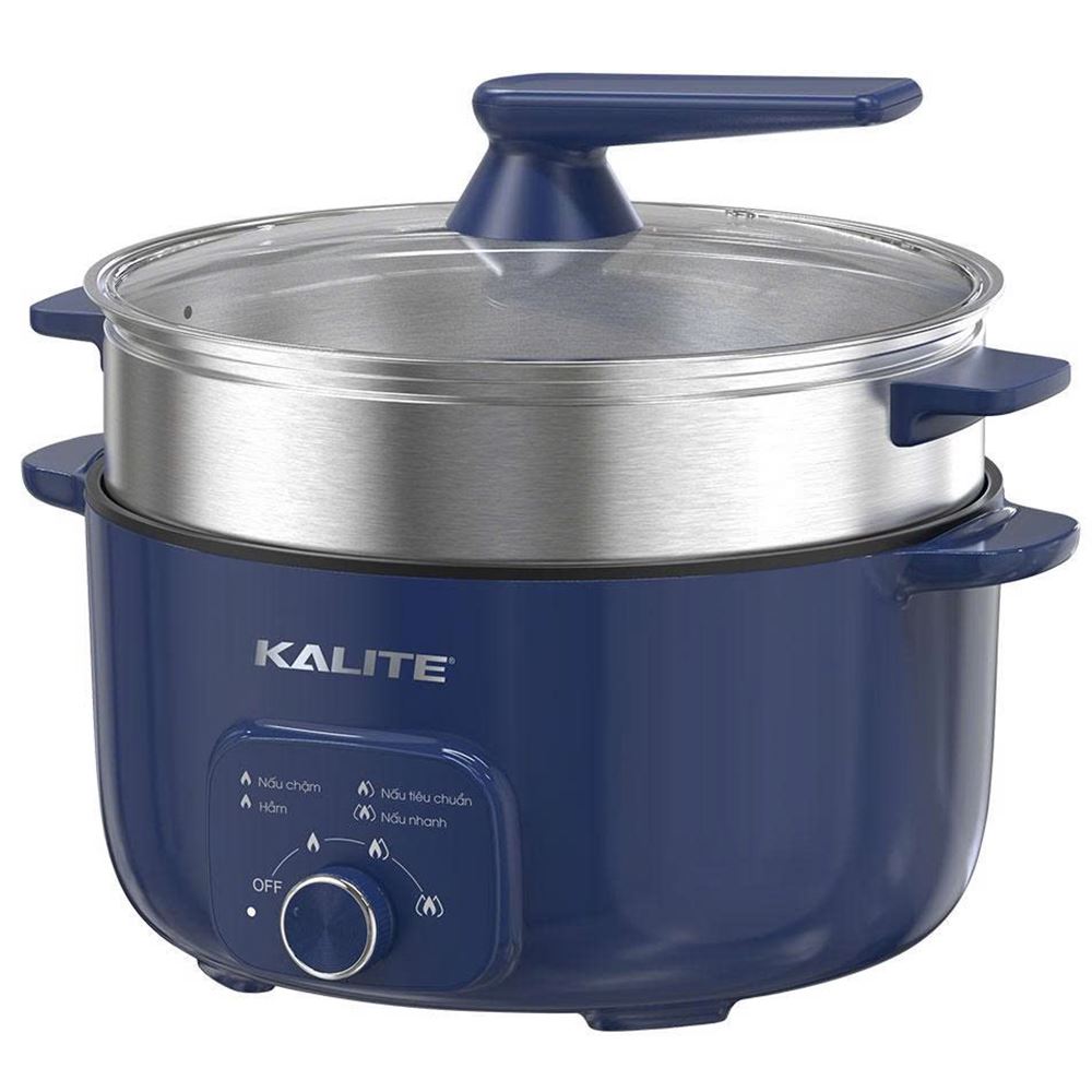 Nồi lẩu điện đa năng Kalite KL568-S 11 lít Màu Xanh than