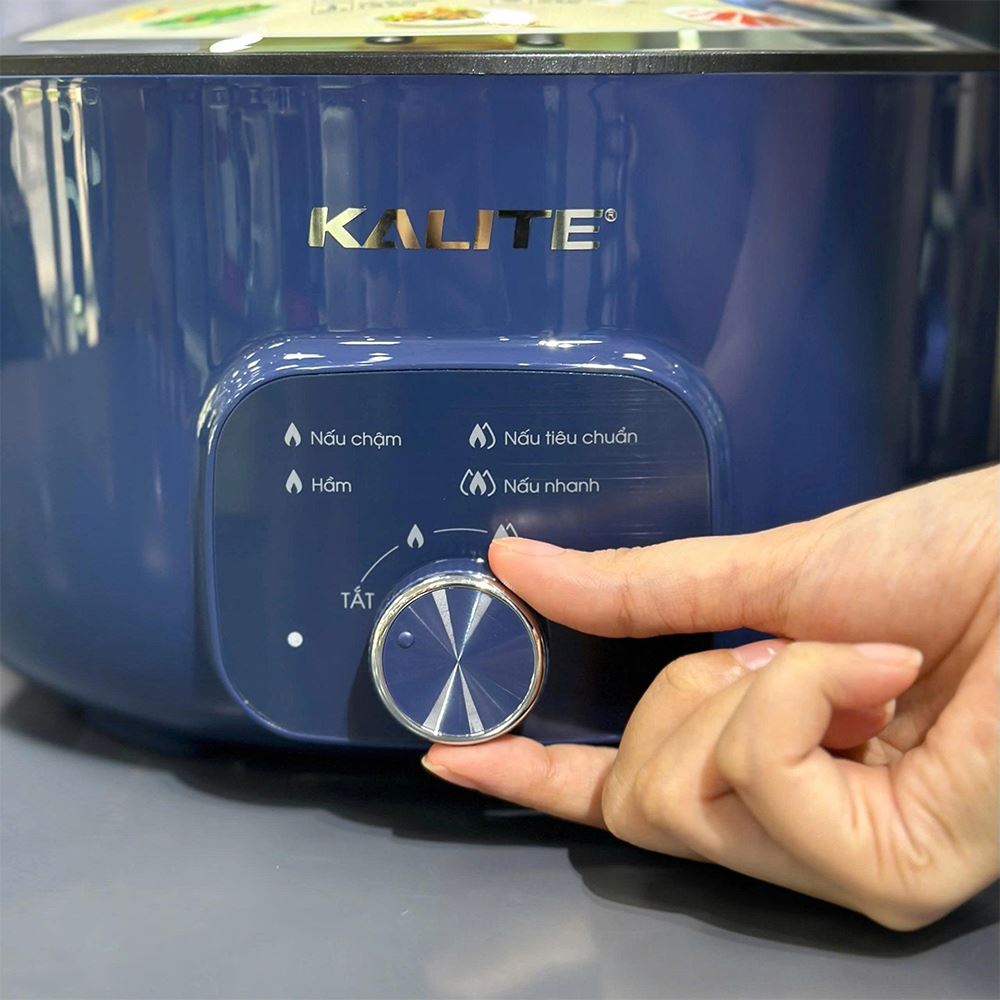 Nồi lẩu điện đa năng Kalite KL568-S 11 lít Màu Xanh than