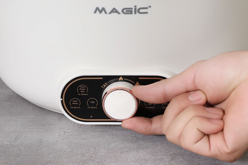 Nồi lẩu hấp đa năng Magic A-092 5 lít Màu Kem