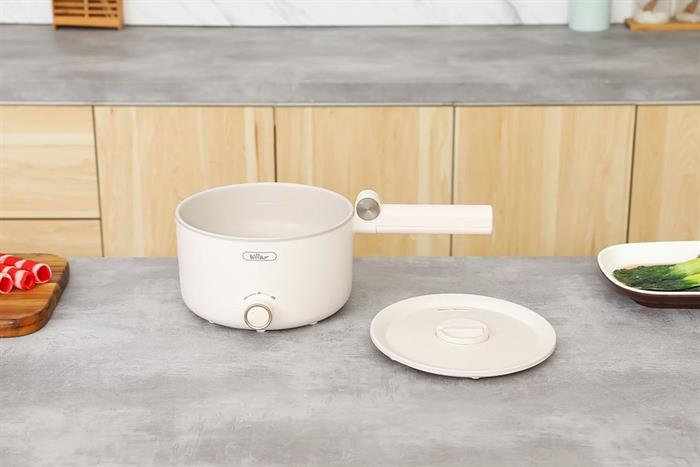 Nồi lẩu điện Bear MC-4H16G 1.6 lít Màu Kem