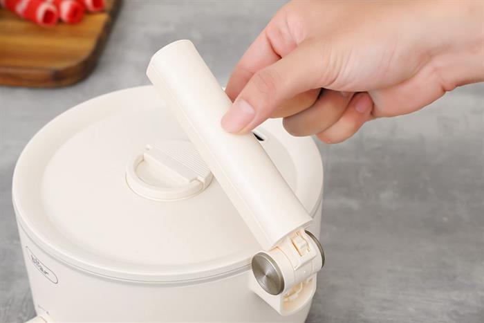 Nồi lẩu điện Bear MC-4H16G 1.6 lít Màu Kem