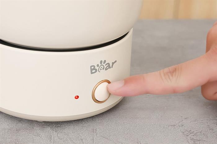 Nồi lẩu điện Bear MC-4H12H 1.2 lít Màu Màu be