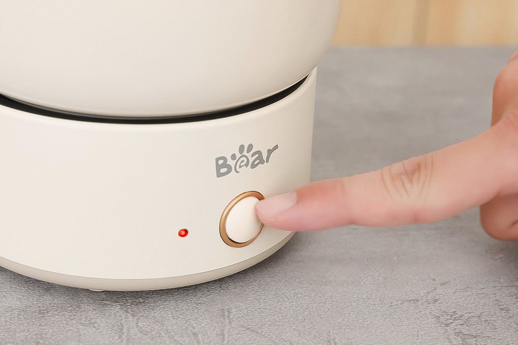 Nồi lẩu điện Bear MC-4H12H 1.2 lít Màu Màu be