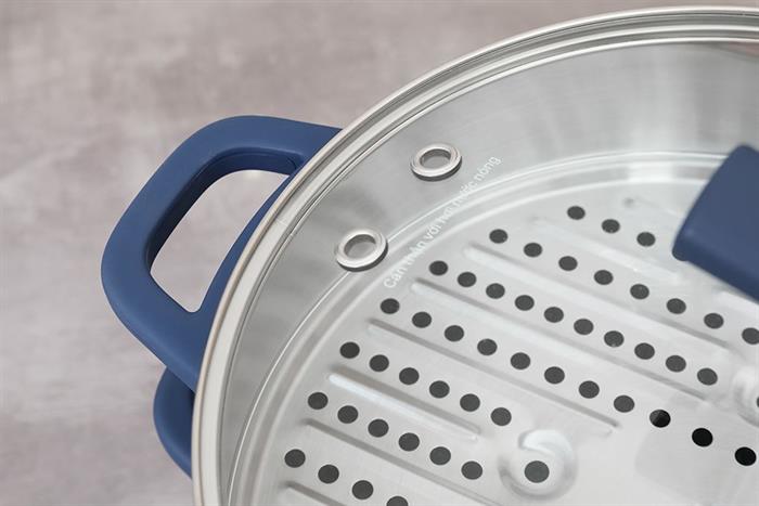 Nồi lẩu hấp đa năng Magic Eco AC-282 6 lít Màu Xanh