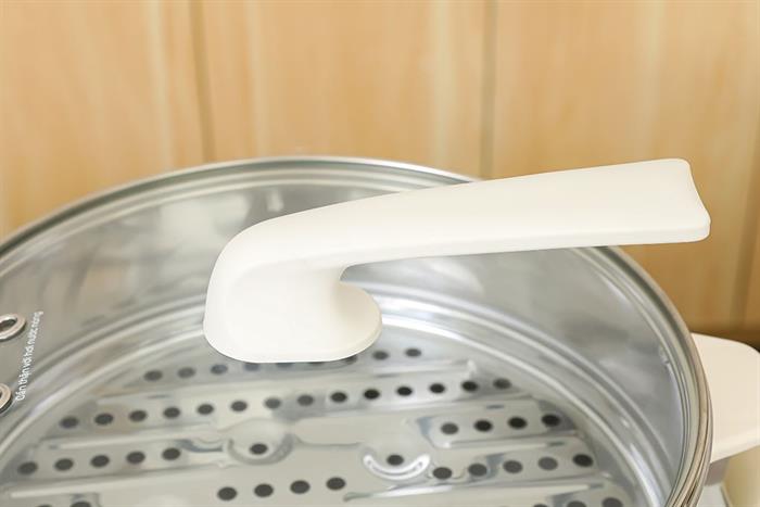 Nồi lẩu hấp đa năng Magic Eco AC-284 4 lít Màu Kem