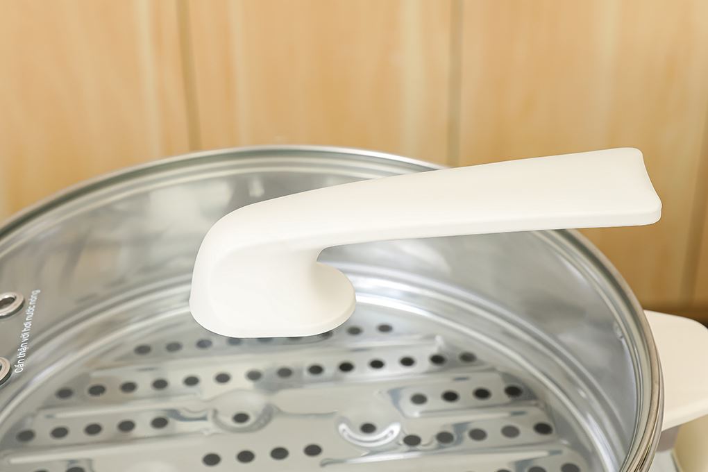 Nồi lẩu hấp đa năng Magic Eco AC-284 4 lít Màu Kem