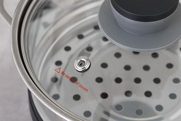 Ca nấu đa năng Mishio MK-321 1.5 lít - Xám Màu Xám