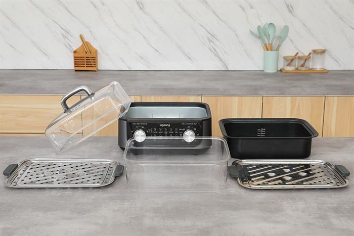 Nồi lẩu hấp đa năng Joyoung JFS-556 16 lít Màu Đen