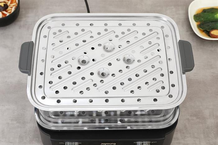 Nồi lẩu hấp đa năng Joyoung JFS-556 16 lít Màu Đen