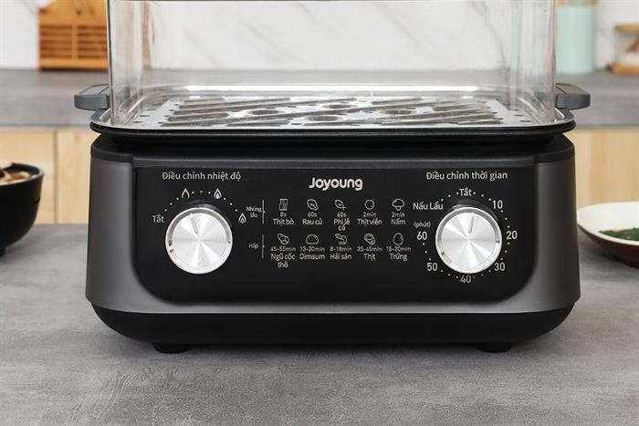 Nồi lẩu hấp đa năng Joyoung JFS-556 16 lít Màu Đen