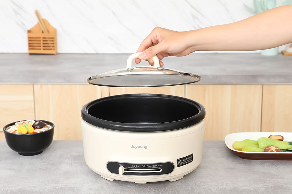 Nồi lẩu đa năng Joyoung JHP-218 4 lít Màu Trắng