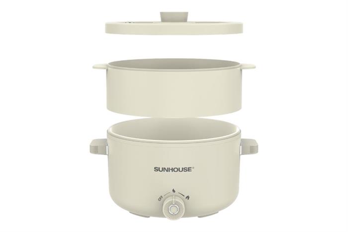 Nồi lẩu điện Sunhouse SHD4517 2 lít Màu Kem