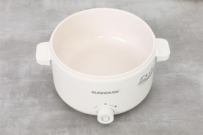 Nồi lẩu điện Sunhouse SHD4517 2 lít Màu Kem