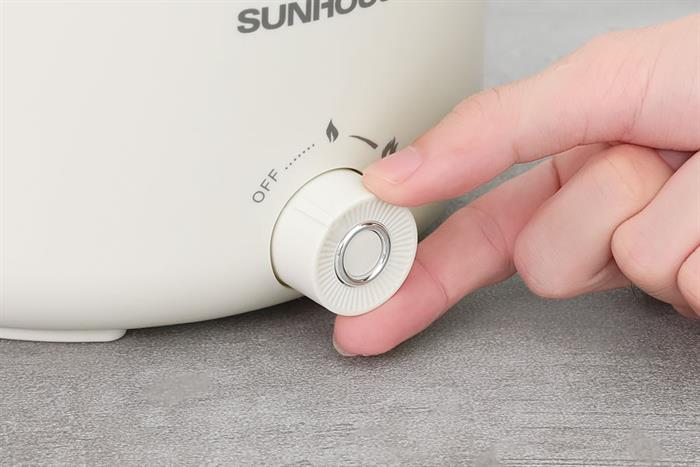 Nồi lẩu điện Sunhouse SHD4517 2 lít Màu Kem