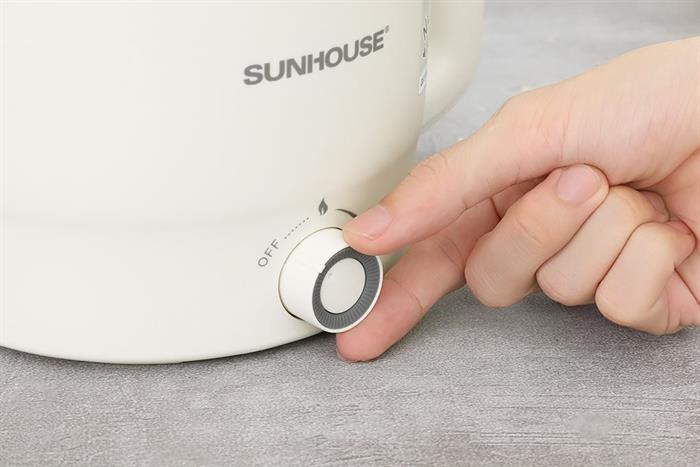 Nồi lẩu điện Sunhouse SHD4516 1.6 lít Màu Kem