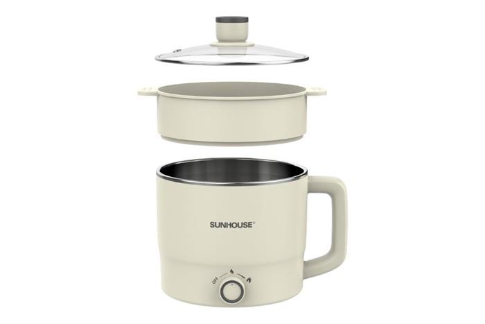 Nồi lẩu điện Sunhouse SHD4516 1.6 lít Màu Kem