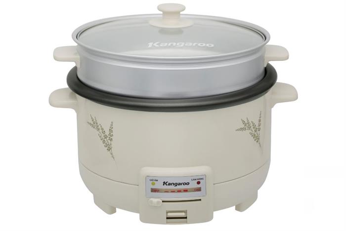 Nồi lẩu hấp đa năng Kangaroo KGEH45G 4.5 lít Màu Màu be