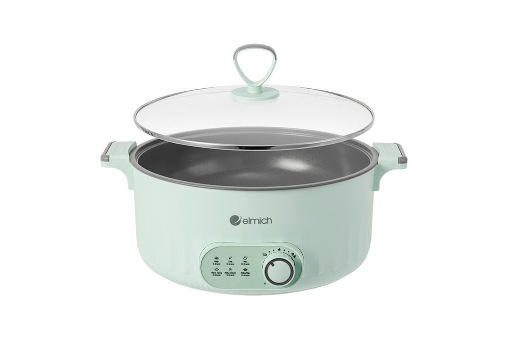 Nồi lẩu điện Elmich MPE1298 4.5 lít Màu Xanh dương - Xanh lá