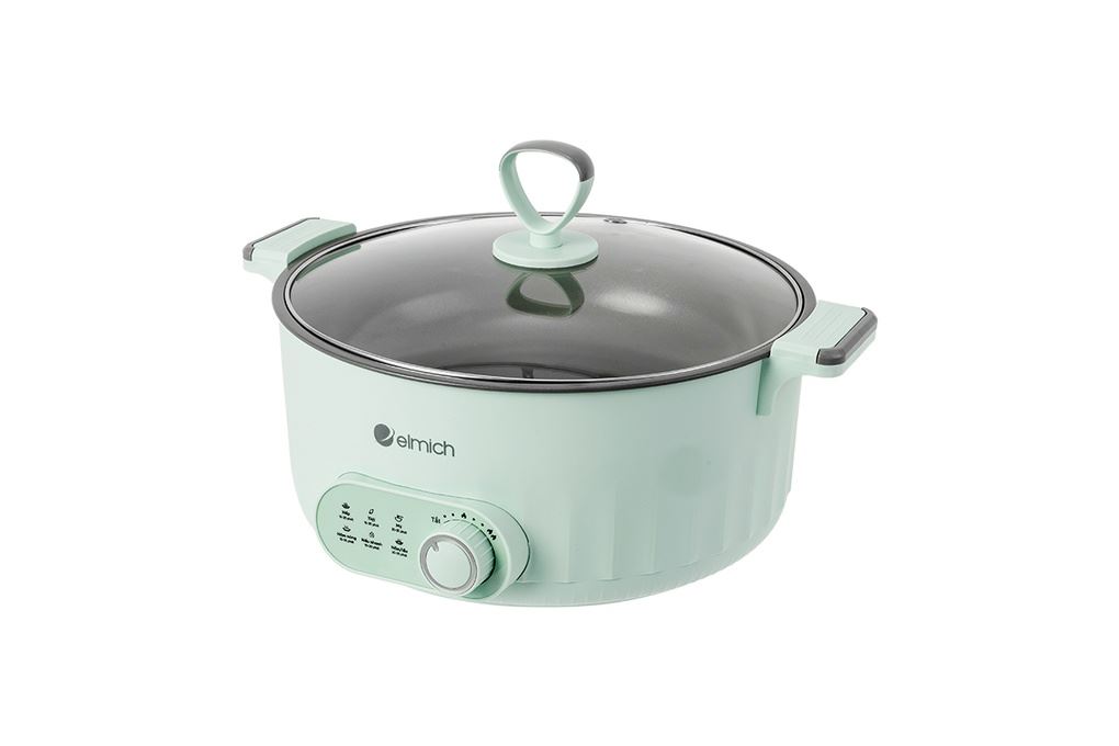 Nồi lẩu điện Elmich MPE1298 4.5 lít Màu Xanh dương - Xanh lá