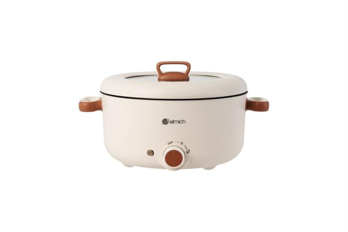 Nồi lẩu điện Elmich MPE1297 3 lít Màu Màu be
