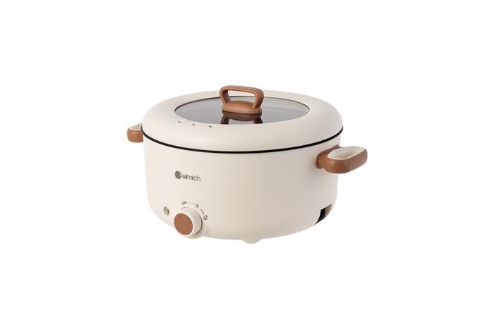 Nồi lẩu điện Elmich MPE1297 3 lít Màu Màu be