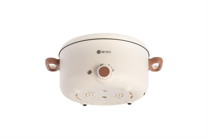 Nồi lẩu điện Elmich MPE1297 3 lít Màu Màu be