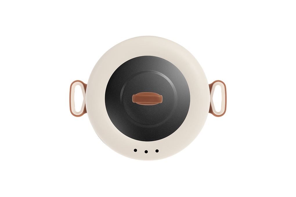 Nồi lẩu điện Elmich MPE1297 3 lít Màu Màu be