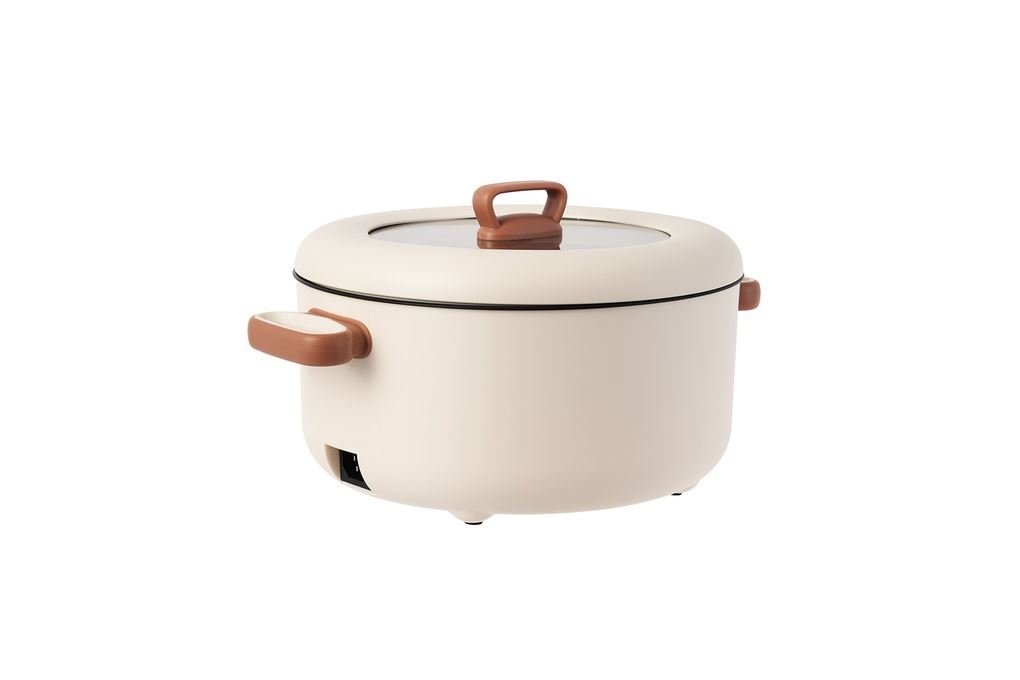 Nồi lẩu điện Elmich MPE1297 3 lít Màu Màu be