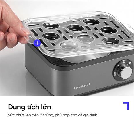Nồi lẩu hấp đa năng Lock&Lock EJE223GRY Màu Xám
