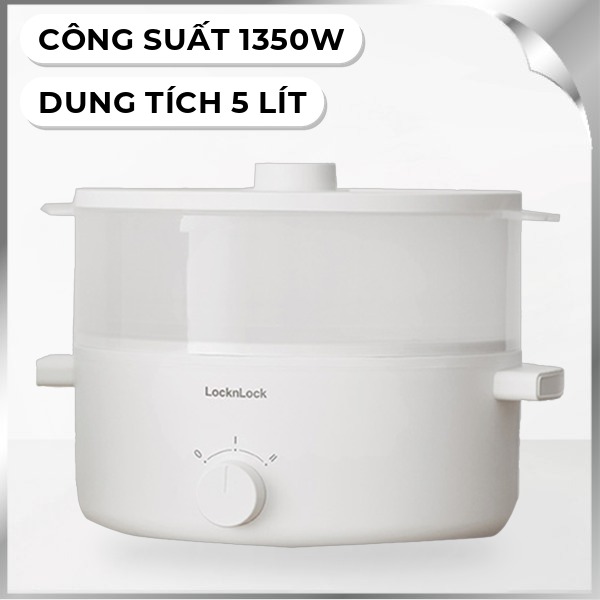 Nồi lẩu hấp đa năng Lock&Lock EJP134IVY 5 lít