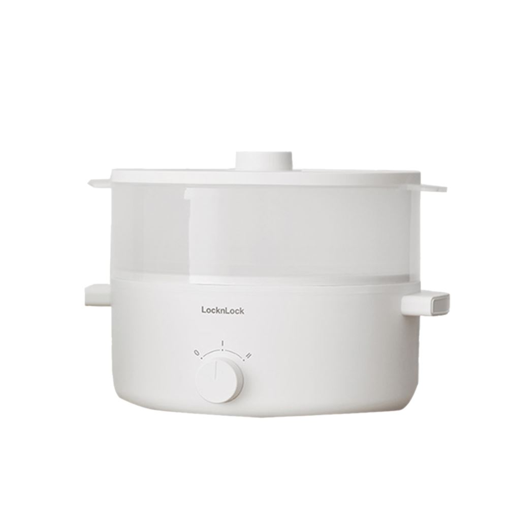 Nồi lẩu điện Lock&Lock EJP134IVY 5 lít Màu Kem