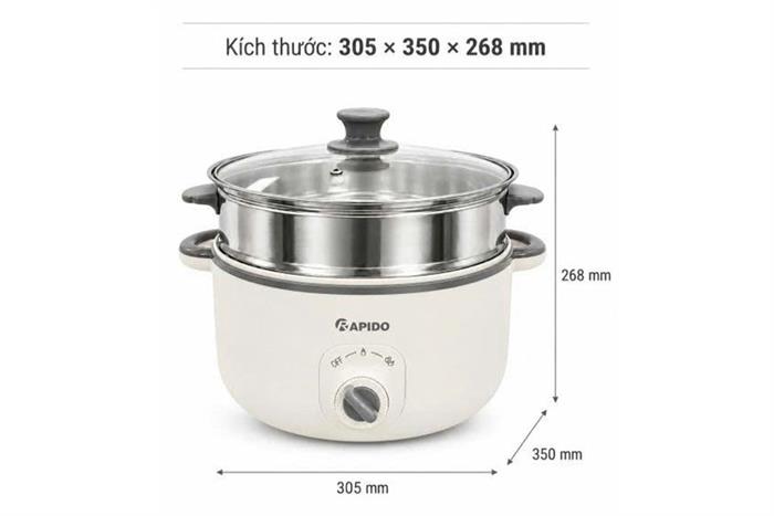 Nồi lẩu điện đa năng Rapido RFM50WSM-1 5 lít