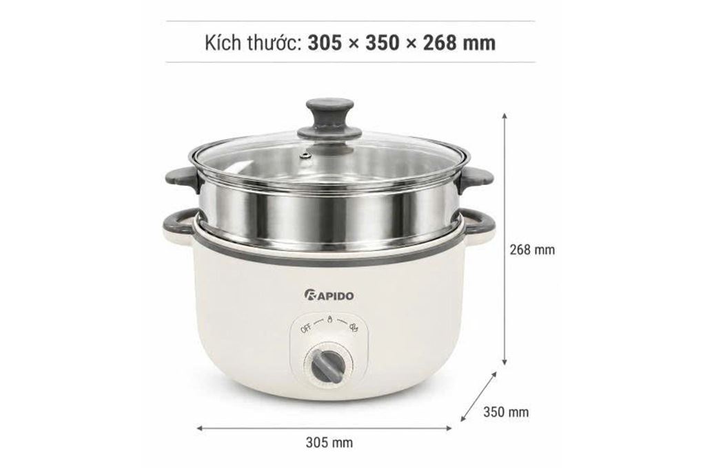 Nồi lẩu điện đa năng Rapido RFM50WSM-1 5 lít