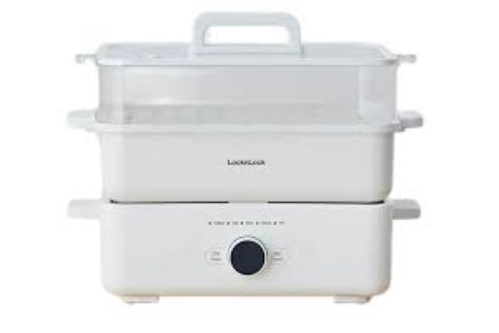 Nồi lẩu đa năng LocknLock Multicooker EJP154IVY 4.5 lít Màu Kem