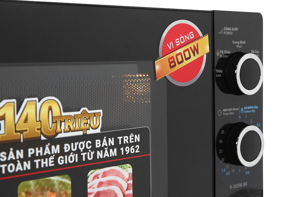 Lò vi sóng Sharp R-2029E-BK 20 lít Màu Đen