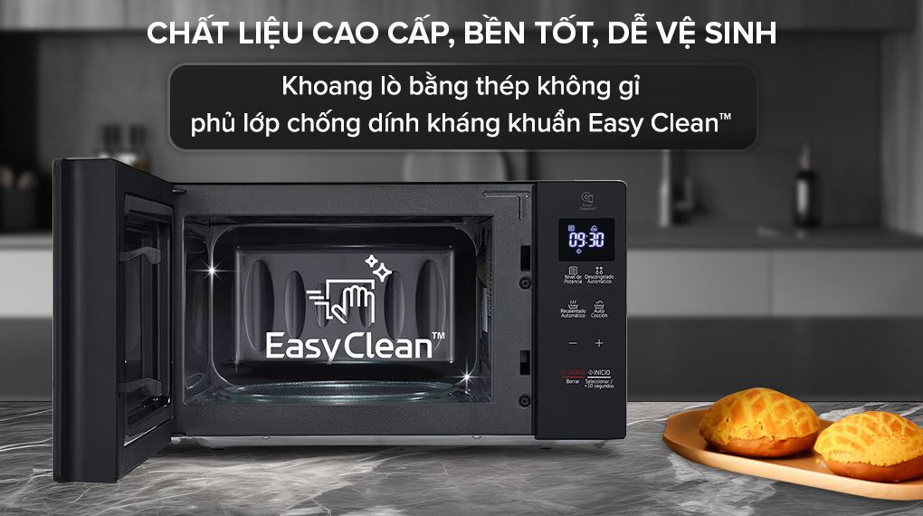 Lò vi sóng LG MS2032GAS 20 lít - Chất liệu Lò vi sóng LG MS2032GAS 20 lít - Chất liệu
