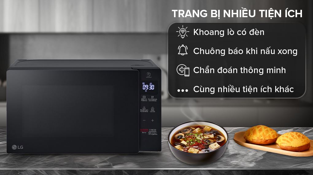 Lò vi sóng LG MS2032GAS 20 lít - Tiện ích Lò vi sóng LG MS2032GAS 20 lít - Tiện ích