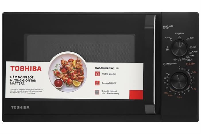 Lò vi sóng có nướng Toshiba MW3-MG25PE(BK) 25 lít