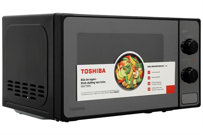 Lò vi sóng Toshiba MM2-MM20PE(BM)VN 20 lít Màu Đen