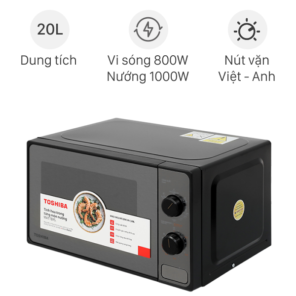 Lò vi sóng có nướng Toshiba MM2-MG20PE(BM)VN