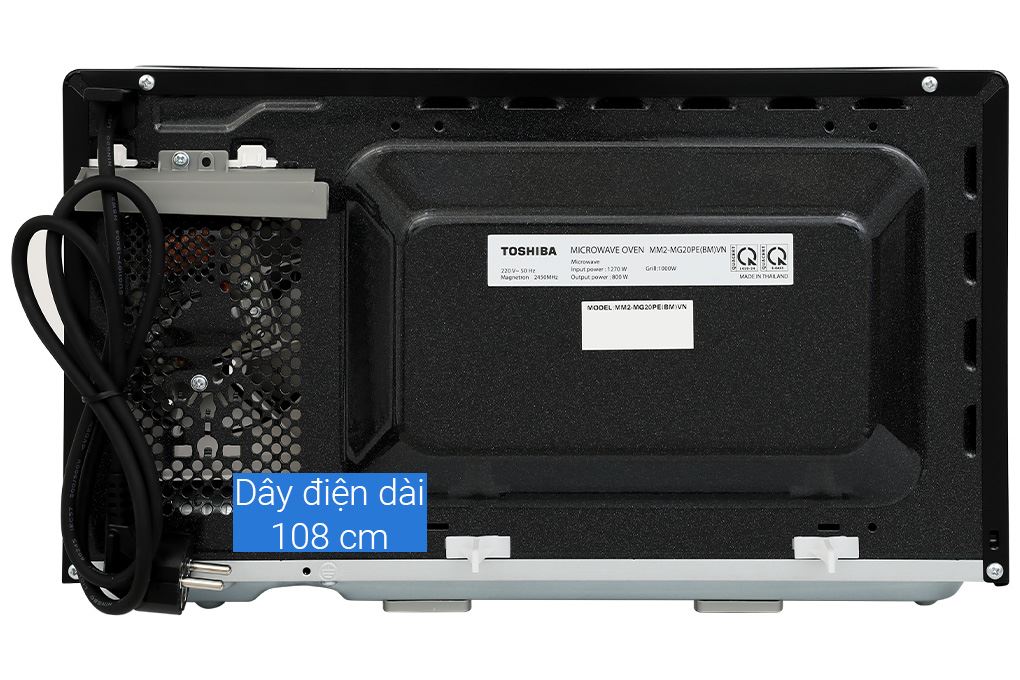 Lò vi sóng có nướng Toshiba MM2-MG20PE(BM)VN 20 lít Màu Đen