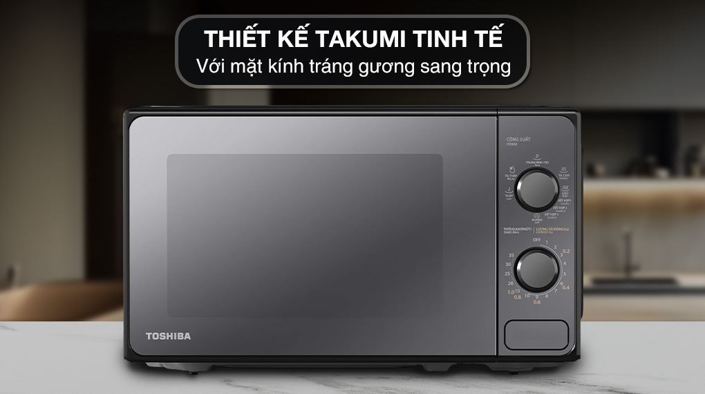 Lò vi sóng có nướng Toshiba MM2-MG20PE(BM)VN 20 lít - Thiết kế