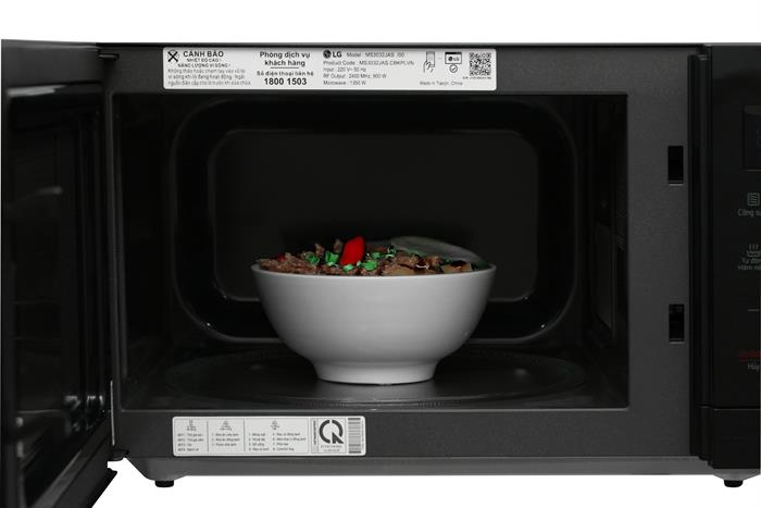 Lò vi sóng LG MS3032JAS 30 lít Màu Đen