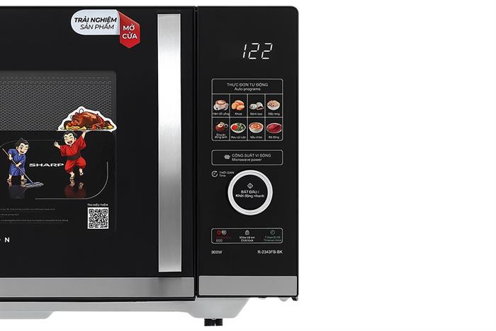 Lò vi sóng Sharp R-2343FB-BK 23 lít Màu Đen