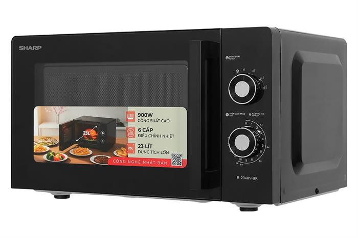 Lò vi sóng Sharp R-2348V-BK 23 lít Màu Đen