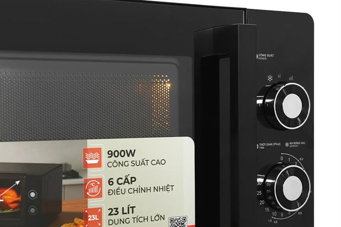 Lò vi sóng Sharp R-2348V-BK 23 lít Màu Đen