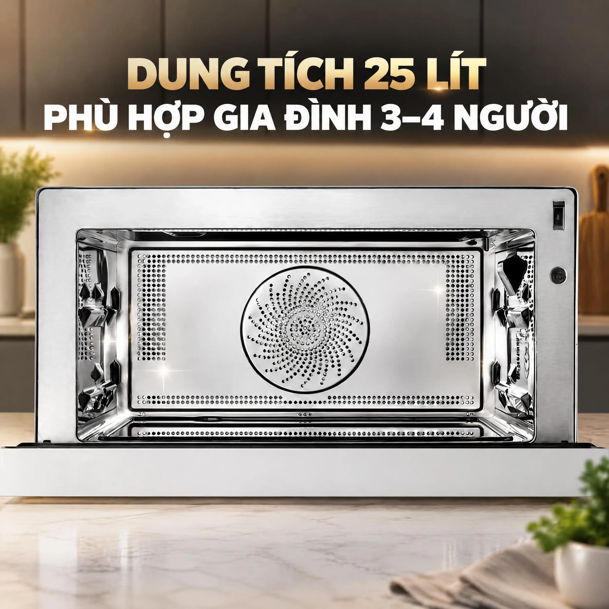Lò vi sóng có hấp nướng Toshiba MX2-STR25SC(WH) 25 lít Màu Trắng