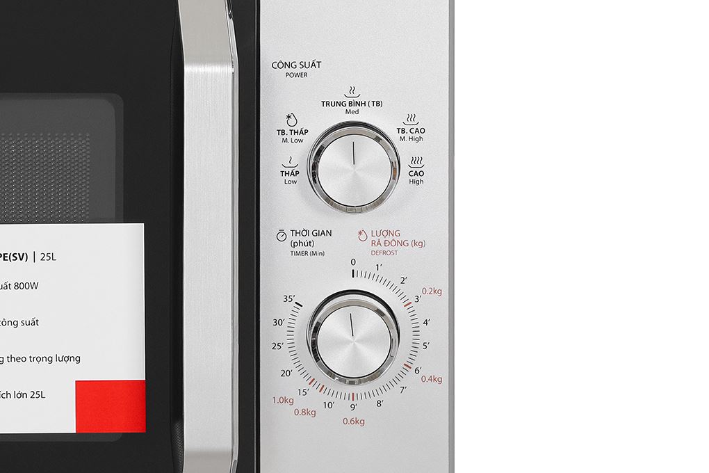Lò vi sóng Toshiba MW3-MM25PE(SV) 25 lít Màu Bạc